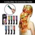 thumbnail image 4 of One-time Hair Chalk Comb Professional Chalk Comb Hair Temporary Instant Hair Comb Hair Color Highlights Streaks Hair Coloring Dye Comb, 4 of 7