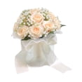 thumbnail image 3 of Ramo de novia para dama de honor con flores artificiales 8 Champán, 3 of 9