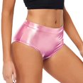 thumbnail image 2 of Outfmvch Sequin Short Leather Shorts for Women Biker Shorts Lounge Shorts Women Womens Denim Shorts Running Shorts Pink L, 2 of 7