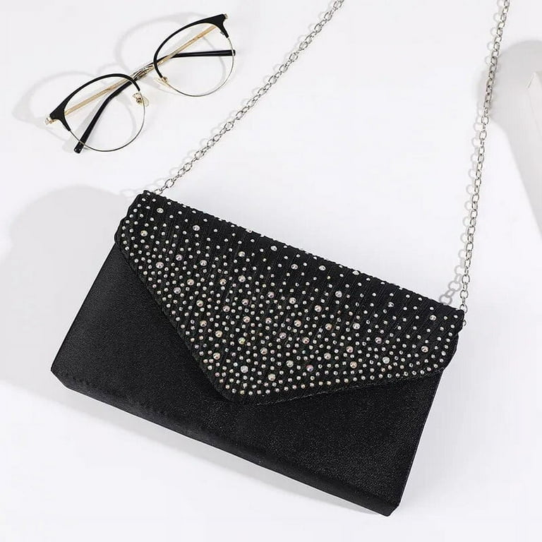 Kukuzhu Women Evening Clutch Bag Female Crystal Day Clutch Wedding