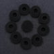 thumbnail image 1 of 10 Uds. De almohadillas de esponja para auriculares, reemplazo de funda para Audífonos MP3 MP4 (negro), 1 of 6