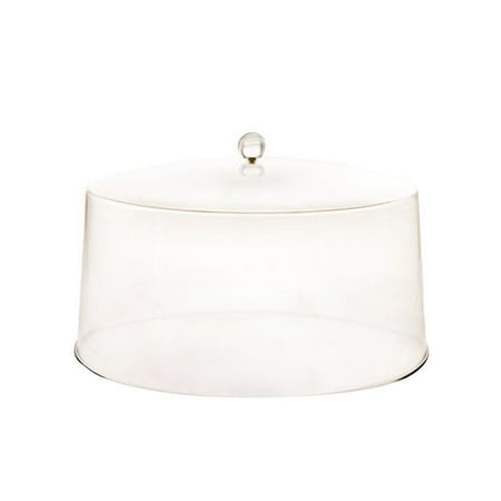 

Mittory Metal Handle Cake Dome 30cm Plastic Cake Dome Cake Cover Food Cover Plate Cover Casual Photo Color #5285