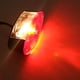 thumbnail image 3 of Luz Trasera de Motocicleta Sunnimix Lente Roja Luz de Freno Matrícula Negra 12V, 3 of 8
