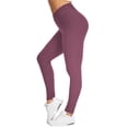 thumbnail image 5 of YouLoveIt Women Yoga Leggings High Waisted Butt Lifting Leggings Women Solid Stretch Compression Pants Textured Yoga Tights Workout Running Butt Lift Tights, 5 of 7