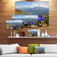 thumbnail image 3 of Magnifique Terrain de Montagne avec Fleurs - Impression sur Toile Paysage, 3 of 4