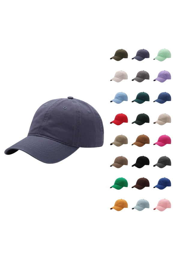 Classic Plain Baseball Cap for Men Women Summer Breathable Dad Hat Sun Hats