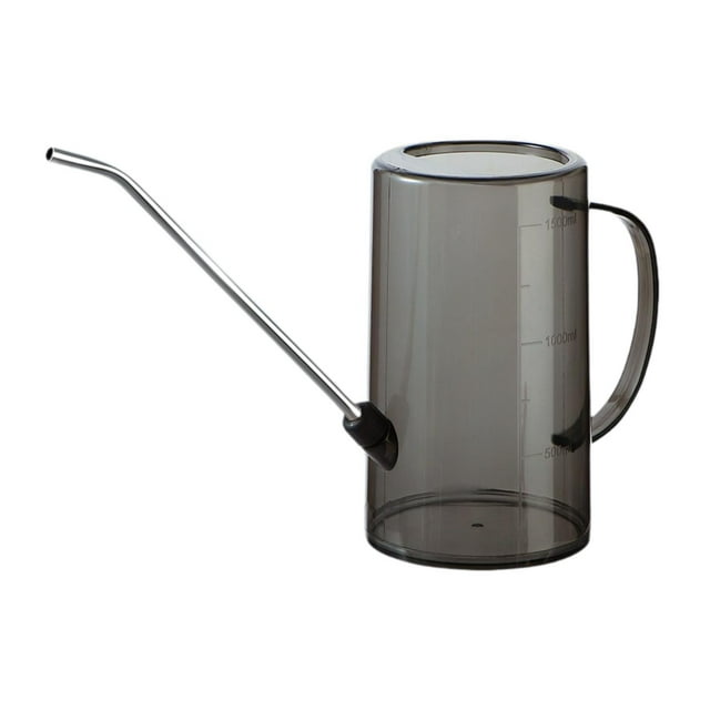 koolsoo Indoor Watering Can Plant Sprinkler Compact Practical with Measurement Marks gray 1500ml