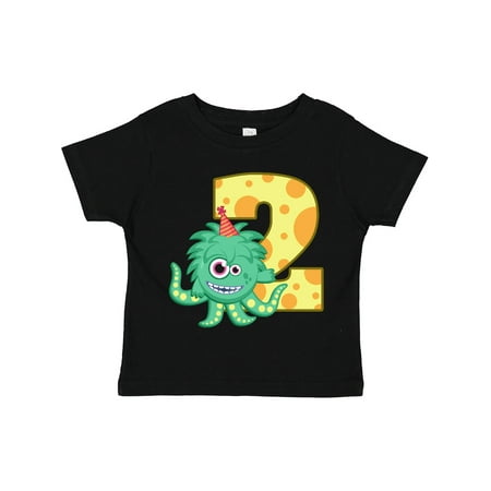 

Inktastic 2nd Birthday Monster Boys or Girls Toddler T-Shirt