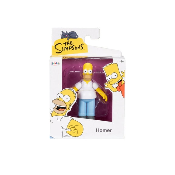 The Simpsons 2.5 inch Tall Scaled Collectible Homer Simpson Action Figure for Child Ages 4 