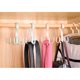 thumbnail image 5 of 4 ganchos giratorios multifuncionales para colgar corbatas, bufandas, tendederos y armarios (rosa), 5 of 7