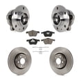 thumbnail image 1 of Transit Auto Front Hub Bearing Assembly Disc Brake Rotors and Ceramic Pads Kit for Car 2008-2014 Volvo XC90 with 316mm Diameter Rotor KBB-122341, 1 of 11