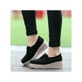 thumbnail image 7 of Audeban Women's Slip On Platform Shoes Suede Leather Loafers Comfort Moccasins Wedge Sneakers, 7 of 7