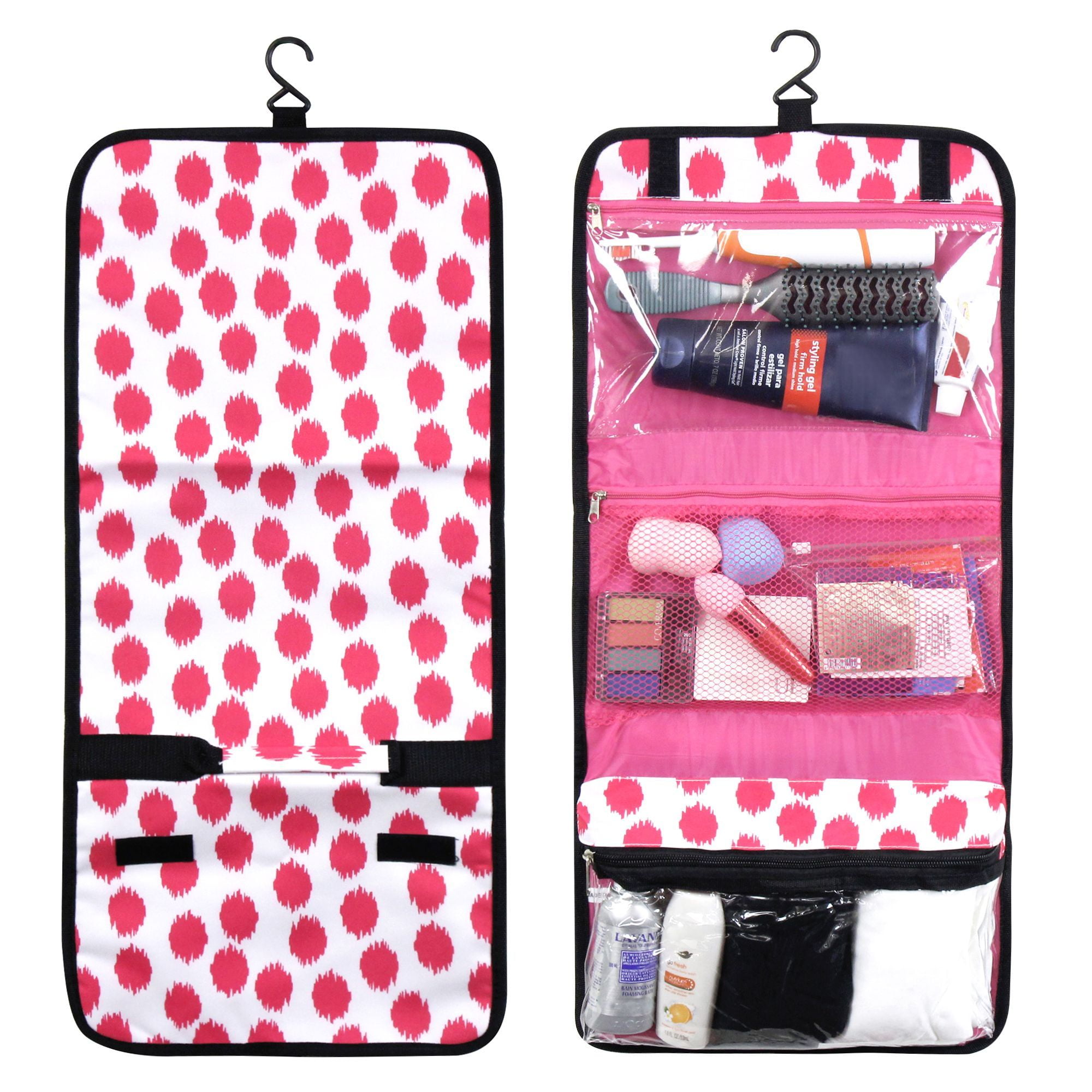 Zodaca Travel Hanging Cosmetic Toiletry Carry Bag Wash Organizer