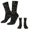 thumbnail image 2 of Colorful Glasses Stockings Hipster Eyeglasses Socks High Quality Gothic Socks Autumn Clim, 2 of 7