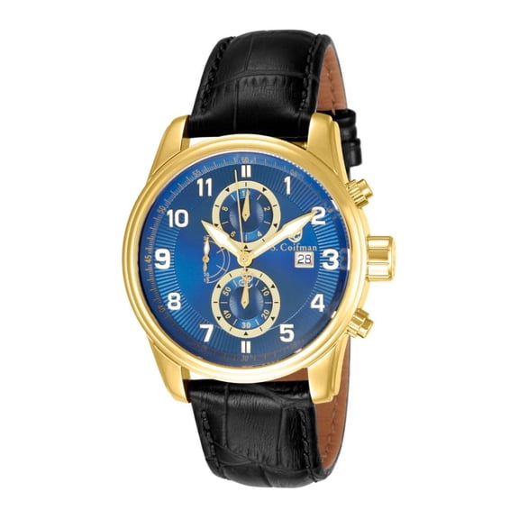 S. Coifman Heritage Men's Blue Dial Quartz Chronograph Watch SC0307