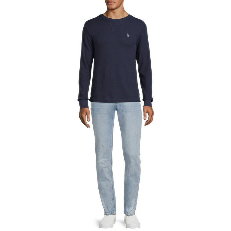 U.S. Polo Assn. Men s Thermal Long Sleeve Lounge Top Sizes S 2XL