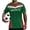 Mexico Flag, variant on Brazil Flag Mens Football Jerseys Moisture Wicking Soccer Fans Sports Jersey Quick Dry Crew Neck Short Sleeve Sports Shirts for Men & Big Boys S-4XL