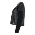 thumbnail image 2 of Pre-Owned Dsquared2 Faux Leather Jumper in Black Polyester, 2 of 2