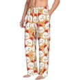 thumbnail image 3 of Kdxio Cartoon Chicken Print Men's Sleep Pajama Pant Lounge Pants with Pockets, 3 of 8