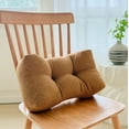thumbnail image 2 of Lumbar Support Pillow for Office Chair, Office Chair Lumbar Support Cushion, Durable Chair Back Support Cushion, Lower Back Support Pillow for Desk Chair, Khaki 1 Piece, 2 of 5