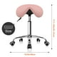thumbnail image 3 of Taburete giratorio KKTONER de piel sintética con ruedas, 3 of 7