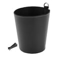 thumbnail image 1 of Bote de basura para automóvil Unique Bargains colgante para asientos delanteros y traseros, bote de basura de cuero sintético negro 1 pieza, 1 of 6
