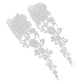 thumbnail image 2 of Maoww Woman White Wedding Bridal Prom Party Lace Flower Fingerless Gloves, 2 of 6