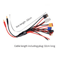 thumbnail image 3 of RC Lipo Battery Charger Splitter Cable Adapter Connector 4.0mm Banana Plug to JST T Plug EC3 Futabas Tamiyas, 3 of 7