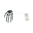 thumbnail image 2 of Halloween LED Skeleton Hand Lights Purple Ghost Claw String - Flexible Copper Wire Party Decor Haunted House Atmosphere​(Black), 2 of 6