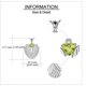 thumbnail image 4 of Collar de alas de ángel Colgante de alas de ángel de la guarda de plata de ley 925 con piedra natal, 4 of 5