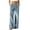 Light Blue, variant on Corduroy Pants for Women Vintage Wide Leg Pant Textured Button Waist Pant with Pockets for Fall(White,Medium)
