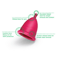 thumbnail image 4 of Oi Cup, Zero-Waste Reusable Menstrual Cup, Hypoallergenic and Recyclable, Small, 4 of 8