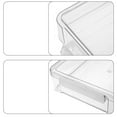 thumbnail image 5 of Pet Transparent Document Storage Box Household Drawer Box Data File Storage Box A4 Organizer Storage Office Classification Small, 5 of 9
