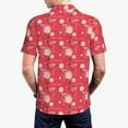 thumbnail image 6 of Wukai Hello Summer Flamingo Men’s Polo Shirts,Quick-Dry Athletic Shirt,Classic Fit Shirts-Large, 6 of 8