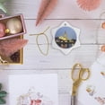 thumbnail image 6 of 3drose, the Church of Santanastasia in Verona, Italy - Eu16 Rdu0045 - Richard Duval, 3 inch Snowflake Porcelain Ornament, 6 of 7