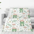thumbnail image 6 of Yibo Mushroom Blanket Mushroom Gifts for Women Soft Cozy Flannel Mushroom Blanket Mushroom Cottagecore Stuff Gifts for Mushroom Lovers Couch Bedding Decor, 6 of 9