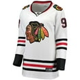 thumbnail image 2 of Women's Fanatics Connor Bedard White Chicago Blackhawks Away Breakaway Jersey, 2 of 3