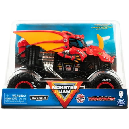Monster Jam, Official Bakugan Dragonoid Monster Truck, Collector Die-Cast Vehicle, 1:24 Scale