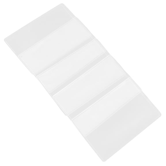 PAMINGONO 5Pcs Hard Plastic Credit Card Sleeve Protector Ultrathin Design Wallet