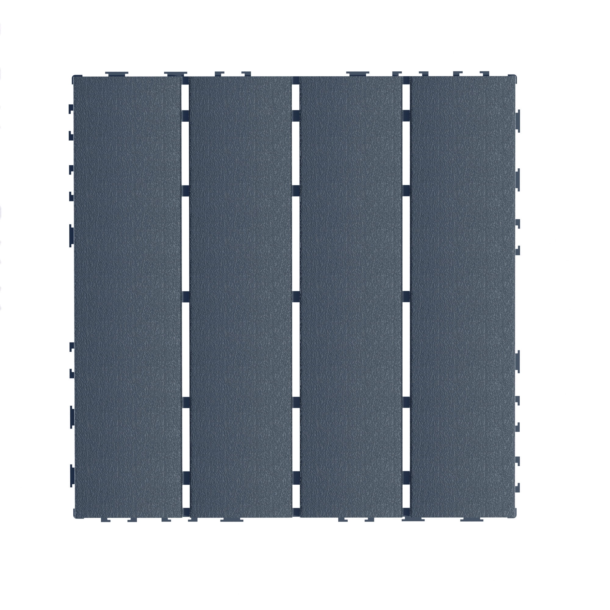Miniyam 44 Pcs Interlocking Deck Tiles, 12" x 12", Polypropylene, for Outdoor Balcony Garden Gray