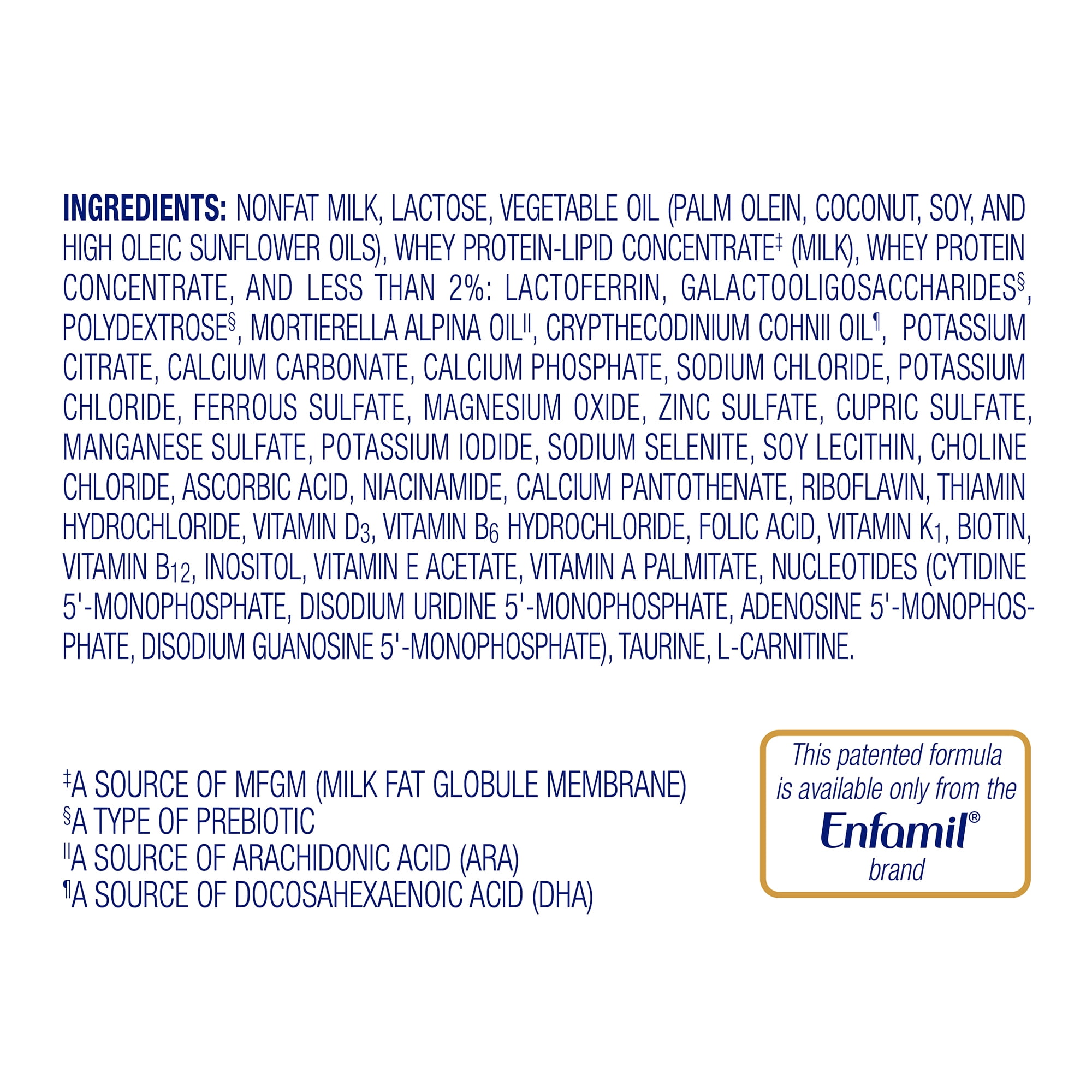 Enfamil enspire best sale sample