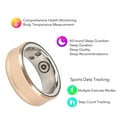 thumbnail image 4 of Health Ring Tracker, Durable Sleep Monitoring Stylish Look Lightweight Smart Ring Rechargeable  for Fitness Size 18 Inner Diameter: Approx. 18.9mm / 0.7in, Applicable Finger, 4 of 7