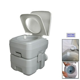 Palm Springs 5 Gallon Plastic Portable Flushing Toilet - Camping ... Palm Springs 5 Gallon Plastic Portable Flushing Toilet - Camping ...