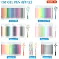 thumbnail image 3 of Gel Pen Refills, Shuttle Art 120 Colors (No Duplicates) Gel Pen Refills, 7 Color Types for Adults Coloring Books Drawing Doodling Crafts Scrapbooking Journaling, 3 of 7
