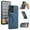 Blue, variant on TOP SHE Case for Samsung Galaxy A52 5G/4G, Galaxy A52 Phone Case (6.5 Inch) - Synthetic Leather Protective Case with Card Slot / Kickstand, Slim Fit Lightweight Simple Fashion Cover (Blue)