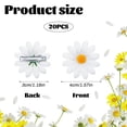 thumbnail image 2 of 20 PCS Daisy Hair Clips, Daisy Flower Hair Clips, Vintage Sun Flower with Hair Alligators Clips Hair Barrette for Women Wedding Hair Accessories for Brides, 2 of 7