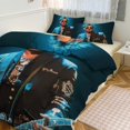 thumbnail image 6 of Johnny Depp 3 Pieces Bedding Set 3D Printed Lightweight Bed Quilt Set Comforter Cover Set for Girls Kids Teens, 1 Quilt Cover 2 Pillowcases 86"x70", 6 of 8