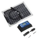 thumbnail image 1 of Panel de células solares monocristalino de 15W y 18V, kit de panel solar portátil para coche y barco (controlador solar + 30 A), 1 of 5