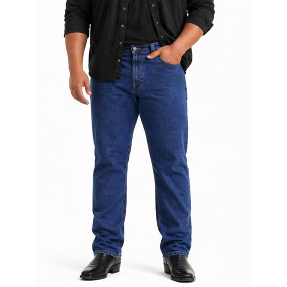Jeans Hombre Recto Tallas Grandes Azul Medio Edward's 2611 T42