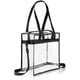 thumbnail image 1 of Bolsa transparente de PVC, organizador práctico, perfecta para artículos de tocador y esenciales, bolsa de hombro transparente para viajes, 1 of 8